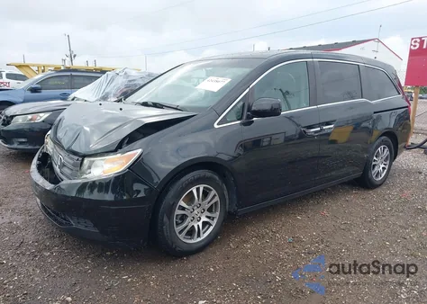 2012 Honda Odyssey Exl из США, поврежденный, VIN 5FNRL5H60CB141564